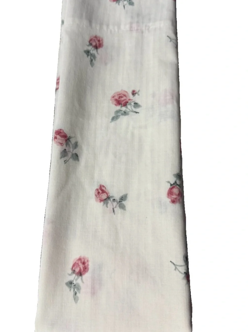 Cannon Floral Rose Pillow case set standard cotton polyester blend USA